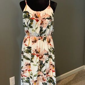 Beautiful floral dress.